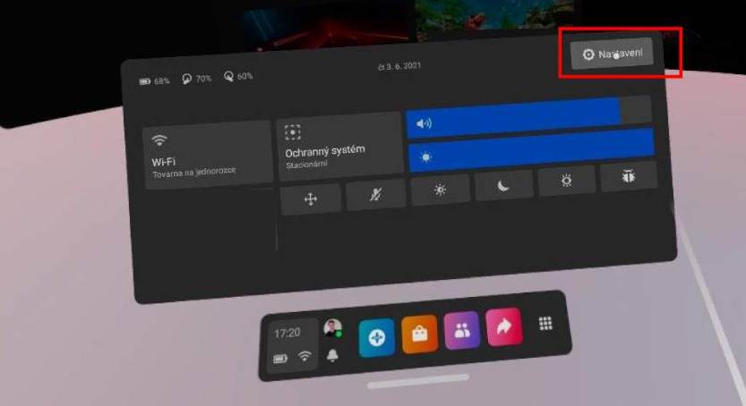Oculus Quest nastaveni