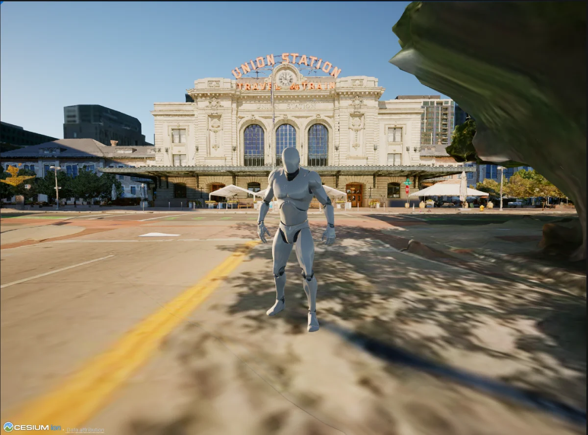 Denver Union station - Aeromix v Unreal Engine