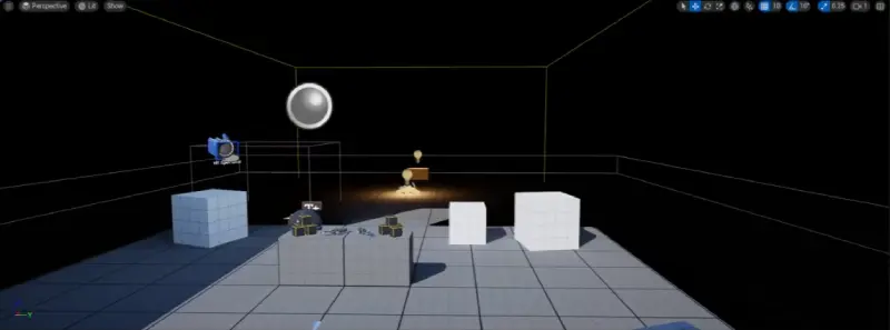 AR scéna v Unreal Engine