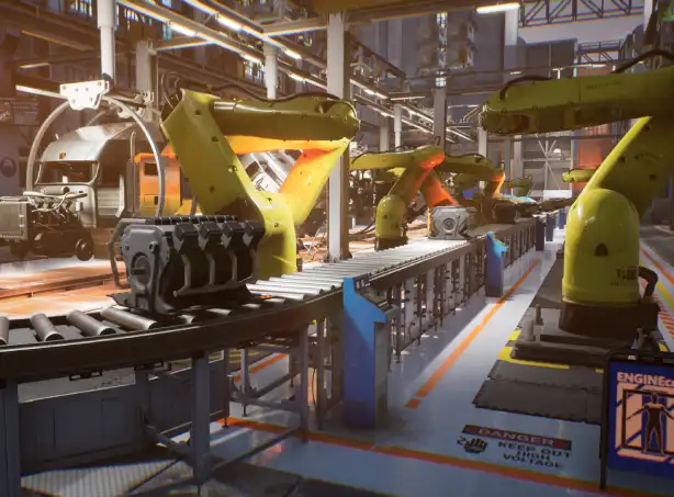 Průmyslové simulace ve virtuální realitě